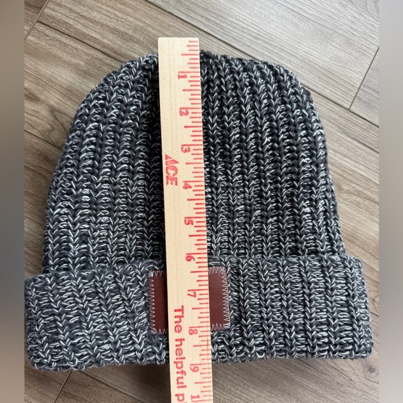 LOVE YOUR MELON Beanie Hat Cuffed Style Cotton Charcoal Speckled Men’s Women’s - Picture 6 of 10